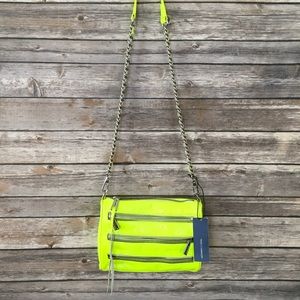 ⬇️$105 NWT Rebecca Minkoff 5 Zip Crossbody Bag